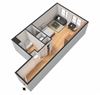 Hawthorne Apartments Studio Floor Plan